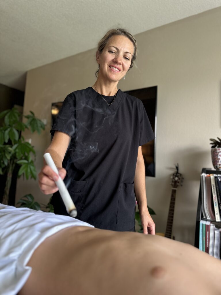 Treatment methods at Victoria Healing Space: Moxibustion.